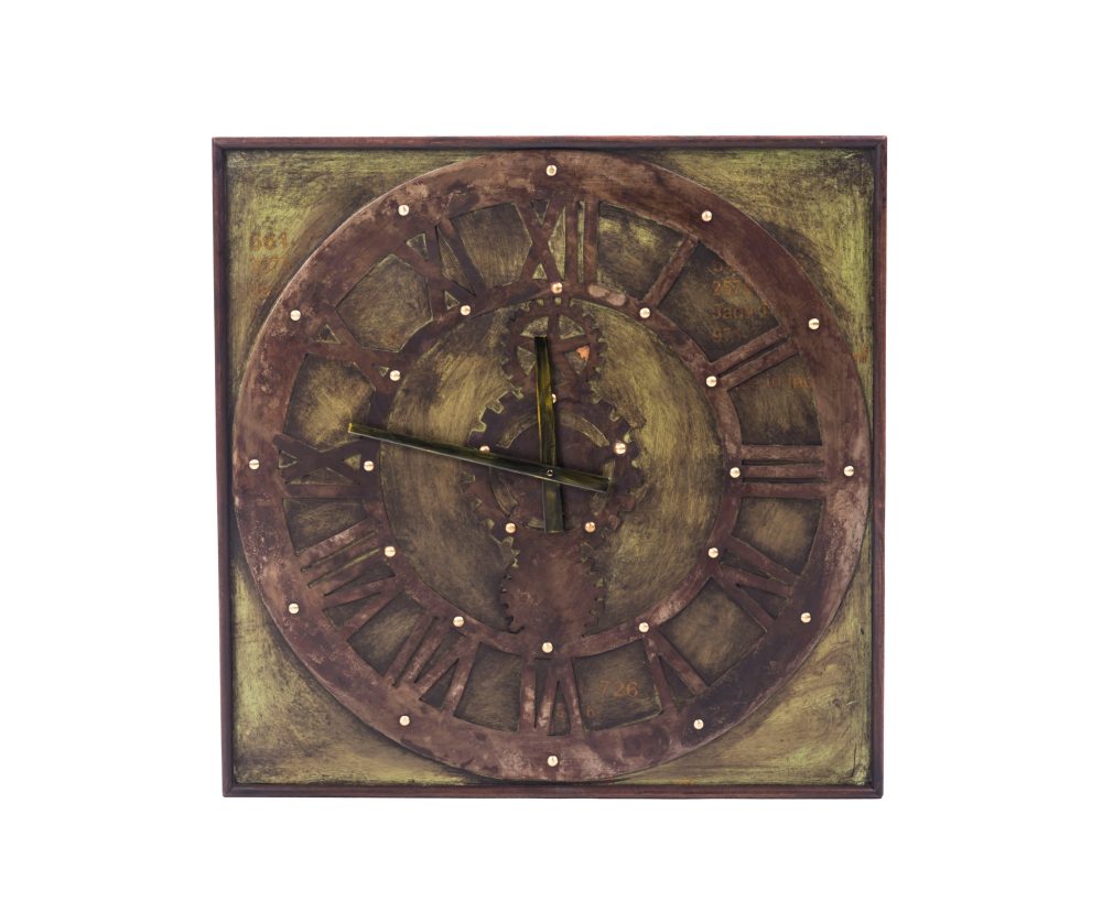 Old Antique Gear Clock 62x4x62cm – Saleh Deco